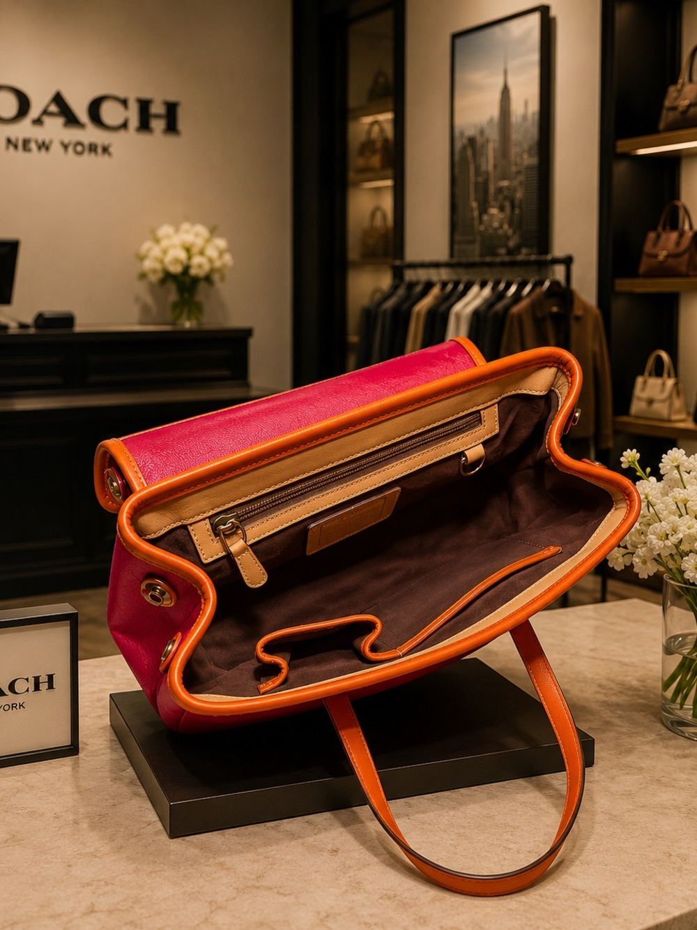Coach Y2K Vintage Limited Edition Hampton Satchel production number (0081-1000) - Picture 4 of 7